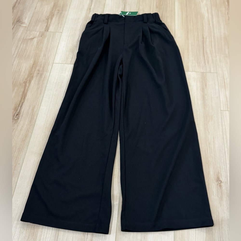 Halara Black Wide Leg Pants – Size S Regular – NWT - Picture 2 of 7